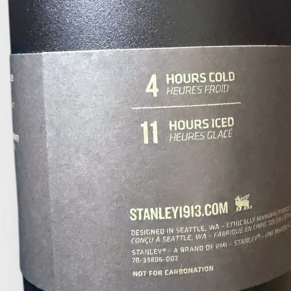 Stanley Black Chroma 20 oz All Day Slim Bottle /30 oz Quencher H2O Tumbler (b) - Picture 10 of 10